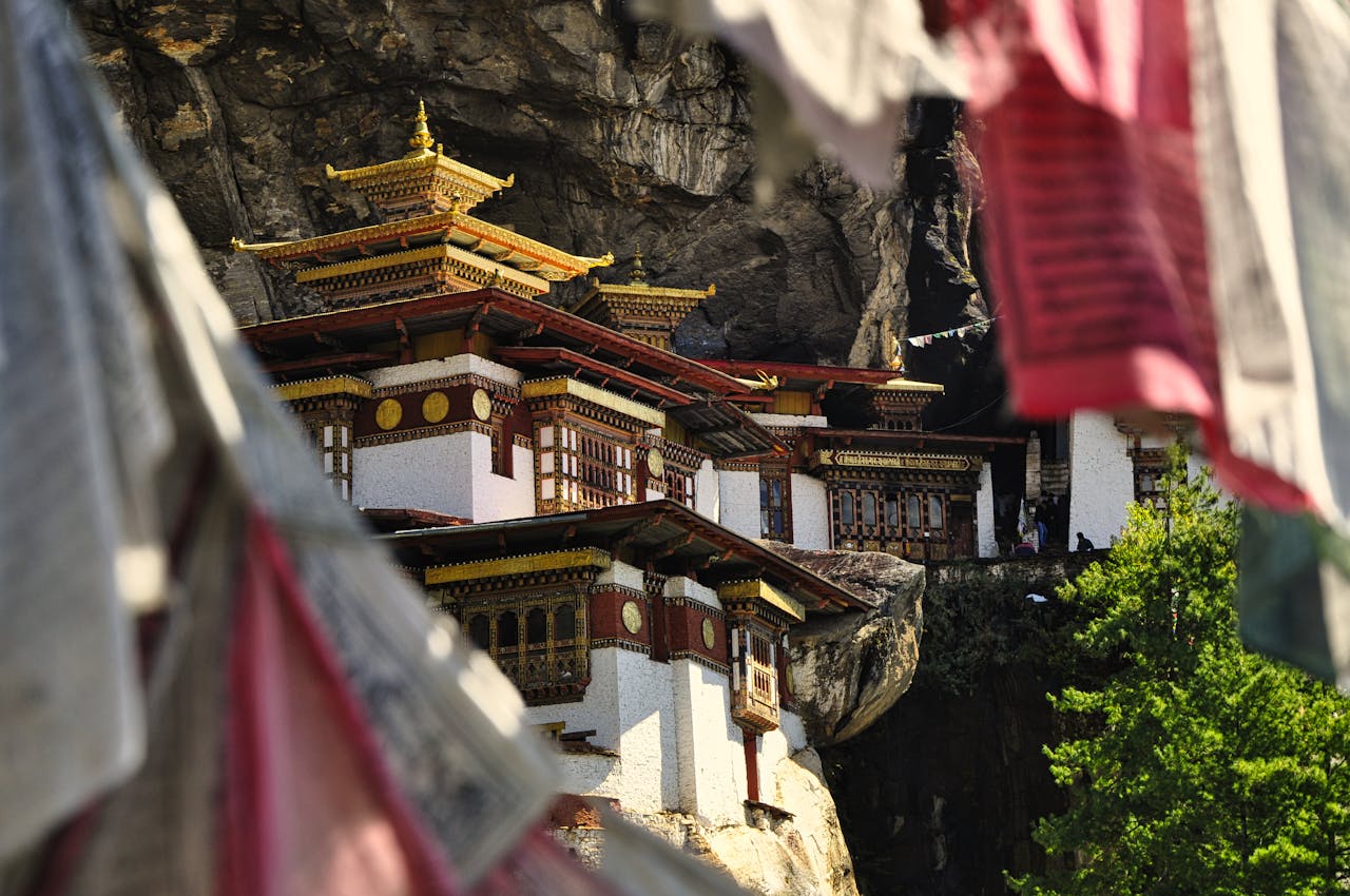 who-we-are Capture of the iconic Paro Taktsang, a famous Buddhist monastery set against rugged cliffs in Bhutan.